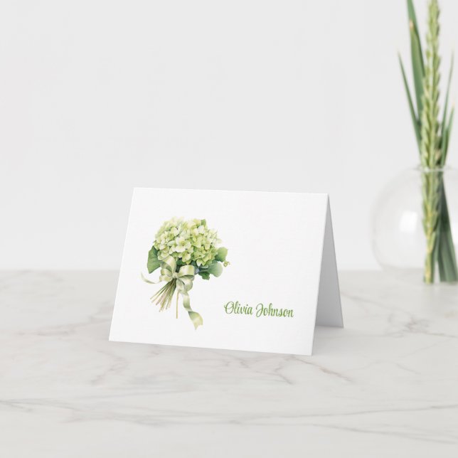 Custom Name Folded Note Cards (Front)