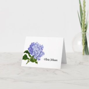 Custom Name Folded Note Cards