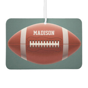 Custom name Football Car Air Freshener
