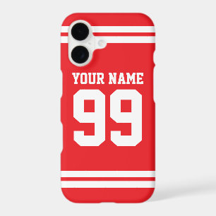 Custom name football jersey number athletic stripe