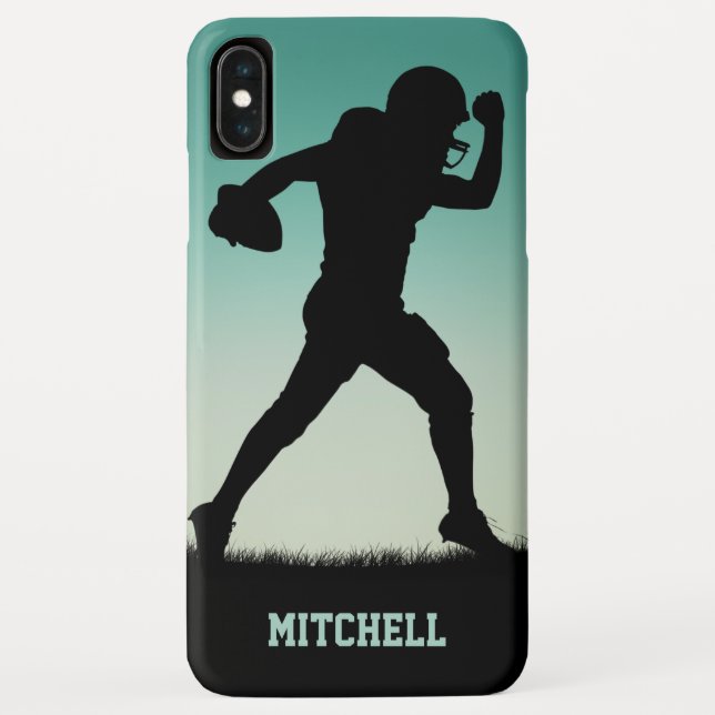 Custom name Football Player phone cases (Back)