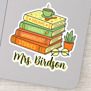 Custom Name for Teachers & Students   Cute Books