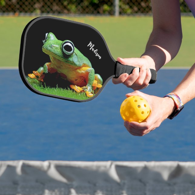 Custom Name Frog Pickleball Paddle (Insitu)