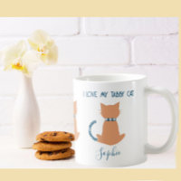 Custom Name Fun I Love My Tabby Cat