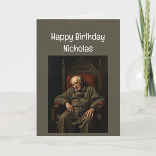 Custom Name Funny Birthday Like Computer Card