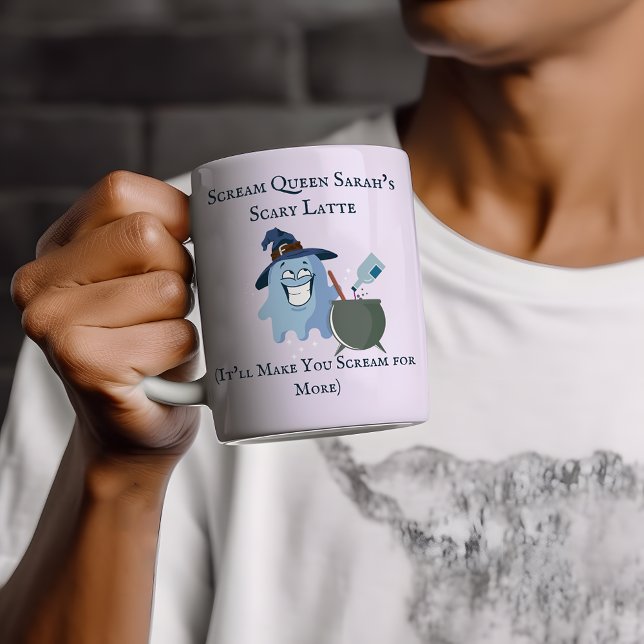  Custom name funny ghost drink gift Coffee Mug (Creator Uploaded)