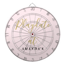 Custom Name Funny Pastel Pink Gold Minimalist Chic