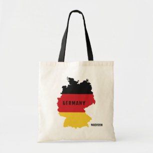 Custom Name Germany Tote Bag