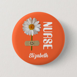 Custom Name Gift Button for Nurses