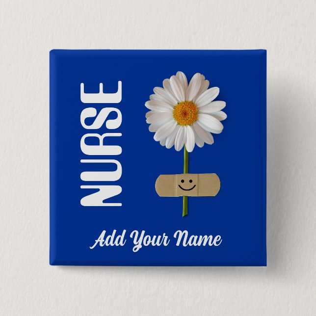 Custom Name Gift Buttons for Nurses (Front)