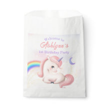 Custom Name Girls Pastel Rainbow Unicorn