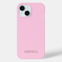 Custom name girly pink