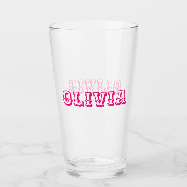 Custom Name Glass (Front)