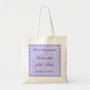 CUSTOM NAME Godmother of the Bride Bag PURPLE