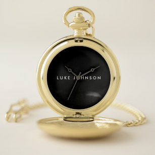 Custom Name Gold Alloy Pocket Watch Gift