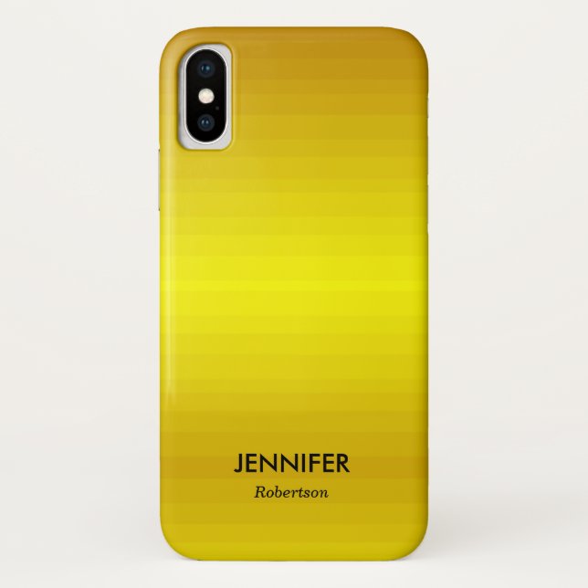 Custom name gold gradient Case-Mate iPhone case (Back)