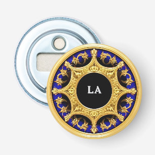 🔑 Custom Name Golden Frame Ornate Gift For Home Bottle Opener