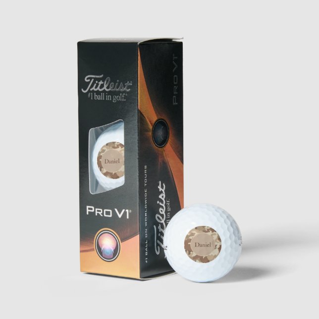 Custom Name Golf Balls (Packaging)
