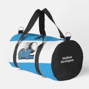 Custom Name Golf Duffle Bag