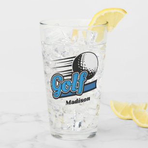 Custom Name Golf Glass
