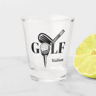 Custom Name Golf Shot Glass