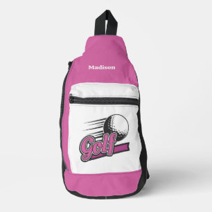 Custom Name Golf Sling Bag