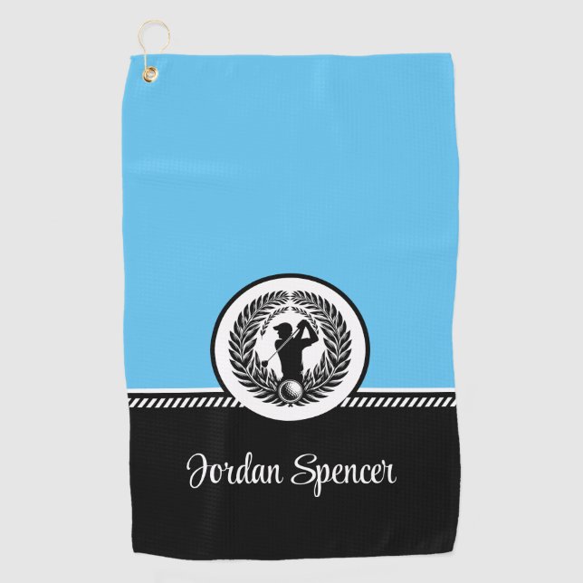 Custom Name Golf Towel (Front)