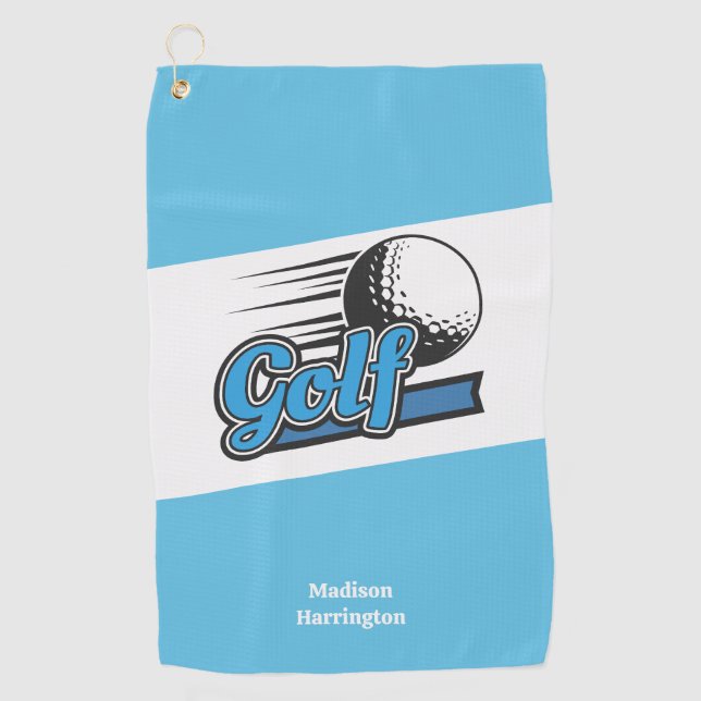 Custom Name Golf Towel (Front)