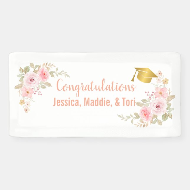 Custom Name Graduation Banner (Horizontal)