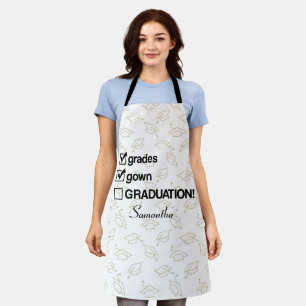 Custom Name Graduation Gift Funny Graduation Apron