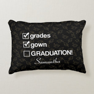 Custom Name Graduation Gift Funny Graduation Decorative Cushion