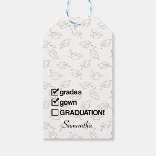 Custom Name Graduation Gift Funny Graduation Gift Tags