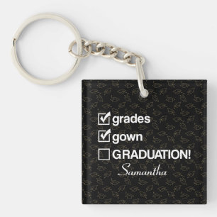 Custom Name Graduation Gift Funny Graduation Key Ring