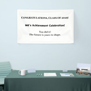 Custom Name Graduation Party Banner  Class of 2029