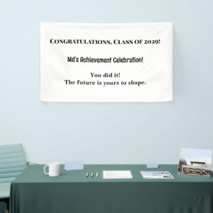 Custom Name Graduation Party Banner  Class of 2029