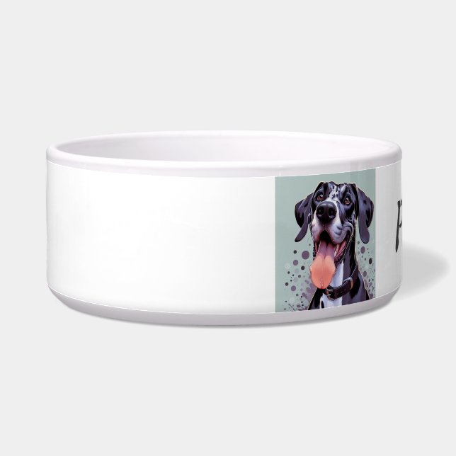 Custom Name Great Dane Dog Pet Animal (Left)