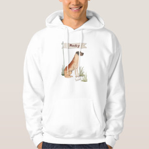 Custom Name Great Dane Pet Dog Hoodie