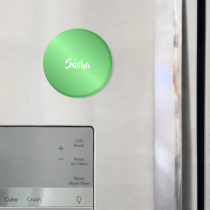 Custom name green gradient magnet