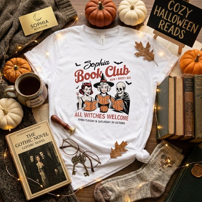 Custom Name Halloween Book Club Tri-Blend Shirt (Creator Uploaded)
