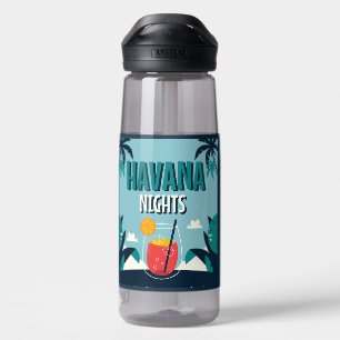 Custom Name "Havana Nights" Water Bottle