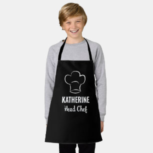 Custom Name Head Chef Sous Chef Kitchen Cooking Apron