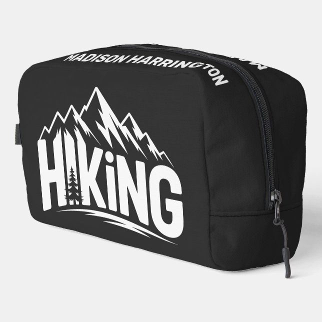 Custom Name Hiking Dopp Kit (Right Corner)