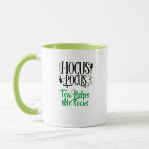 Custom Name 'Hocus Pocus Tea Helps me Focus' Mug