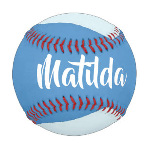 Custom name hot air balloon baseball