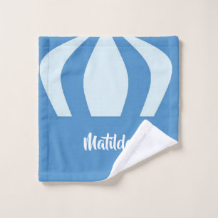 Custom name hot air balloon wash cloth