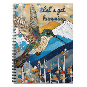 Custom Name Hummingbird Notebook