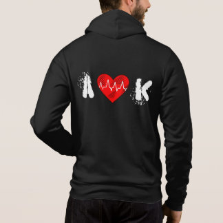 Custom name I love my girlfriend modern black      Hoodie