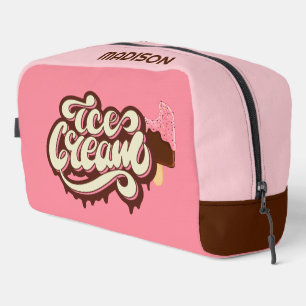 Custom Name Ice Cream Dopp Kit