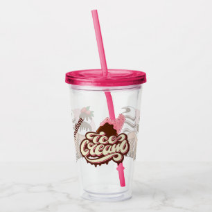 Custom name Ice Cream Lover's tumbler