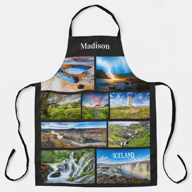 Custom Name Iceland Apron (Front)